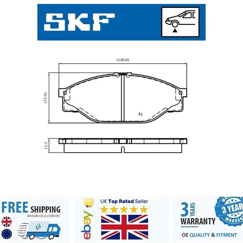 Brake pad set for - brake,